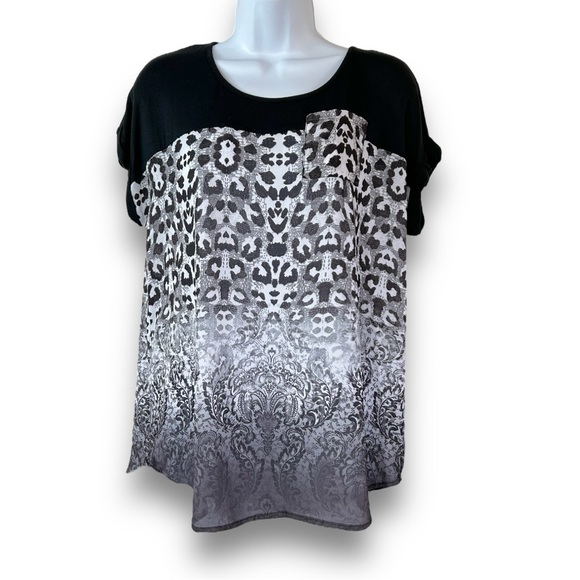 World Unity Tops - 5/$20 One World Animal Print Tee